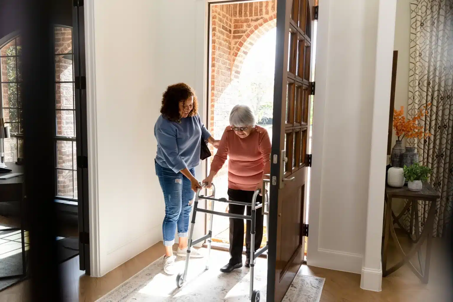 Senior respite care providing temporary support for family caregivers