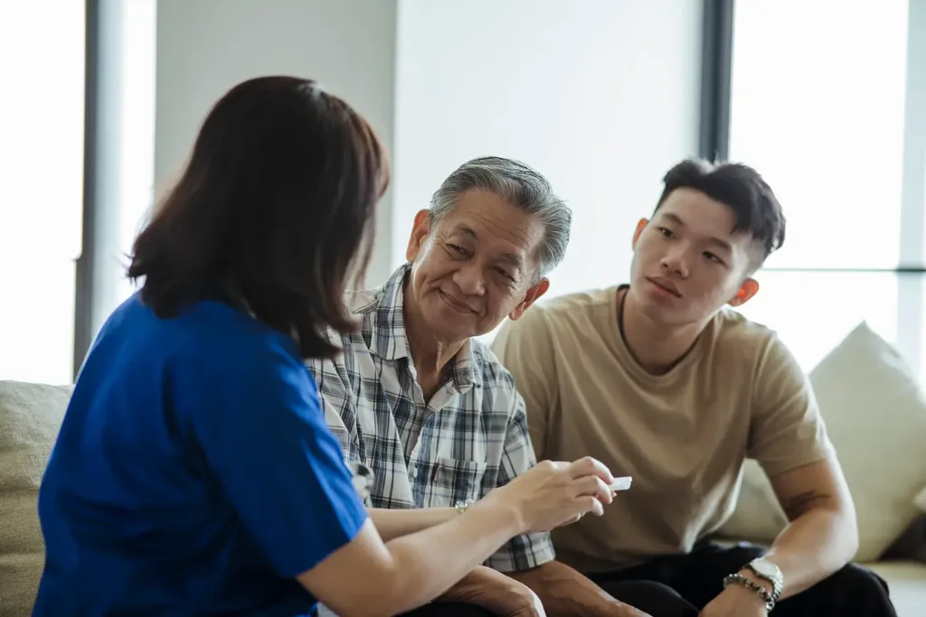 In-home senior memory care consultation