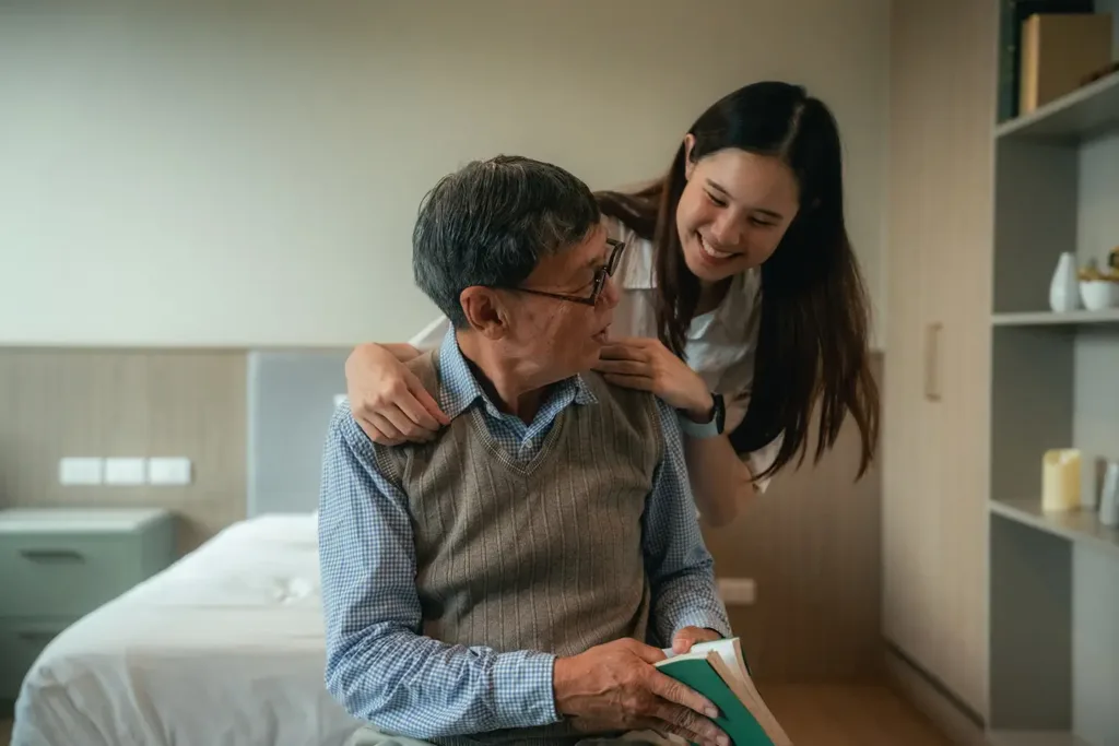 Trusted senior home caregiver
